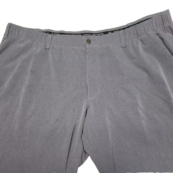 Under Armour Mens Golf Pants 48 X 29 Gray Match Play Flat Front Stretch Vented - Picture 3 of 7